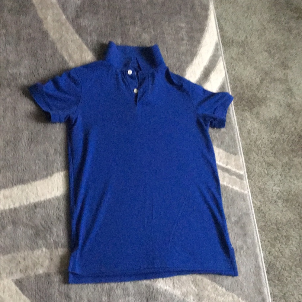Cute blue polo shirt